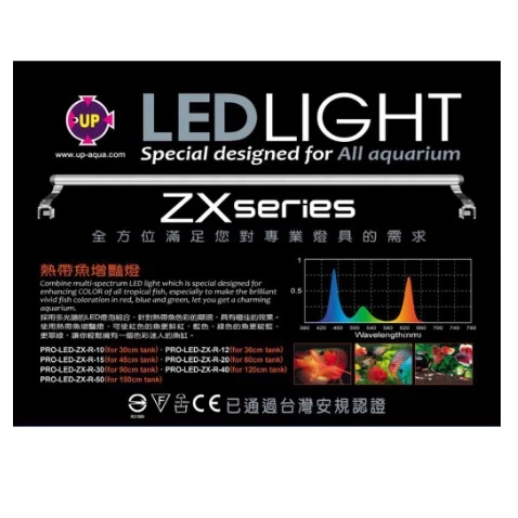 普羅  ZX系列-2.0尺-白-水草燈(70mm)$987