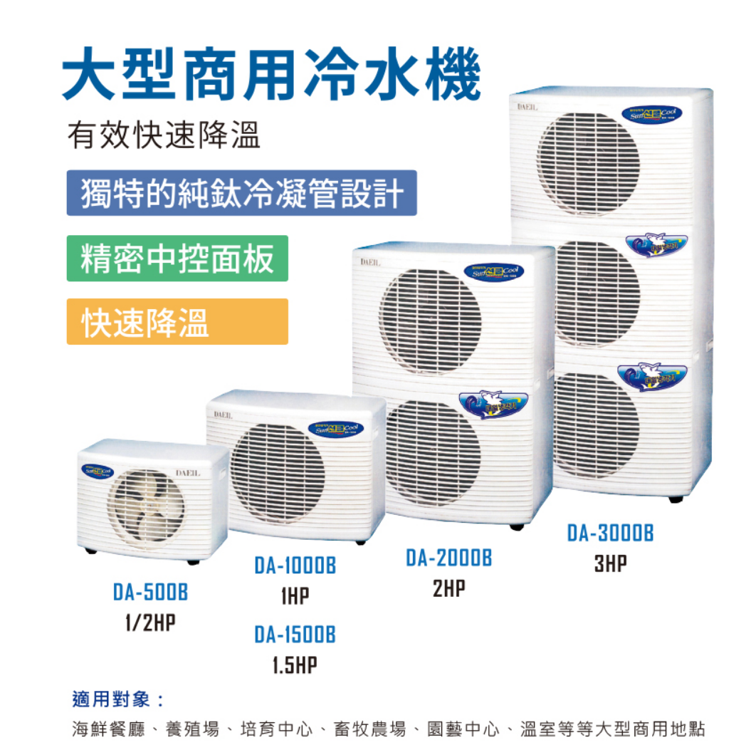 E-DA1000 DAEIL 商用冷卻機 1HP 220V $51000